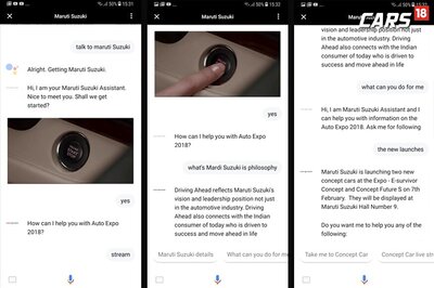 Maruti Suzuki Assistant Now on Google Assistant Ahead of Auto Expo 2018
