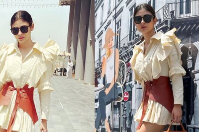 Mouni Roy Rocks A Rs.8k Mini Corset Ruffled Dress Set, Other Celebrities Approve Of It