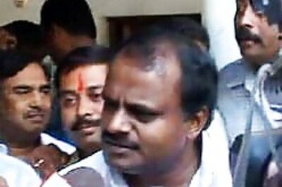 Gowda's son stakes claim, Cong may fall