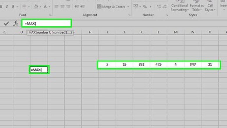 How to Find the Range in Microsoft Excel