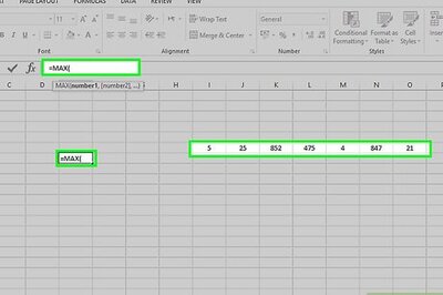 How to Find the Range in Microsoft Excel
