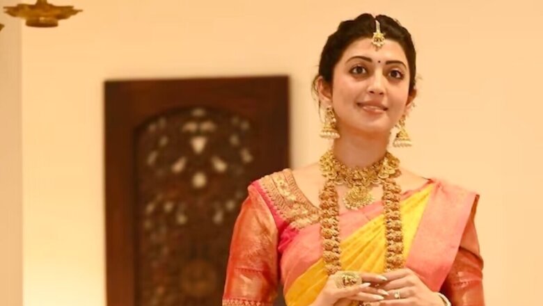 Actress Pranitha Subhash Surprises Fans With A Traditional Look In Saree