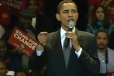 Obama tensely watched the results of polls