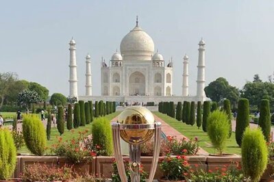 WATCH: The ICC Cricket World Cup Trophy Tour Makes A Pitstop At The Iconic Taj Mahal