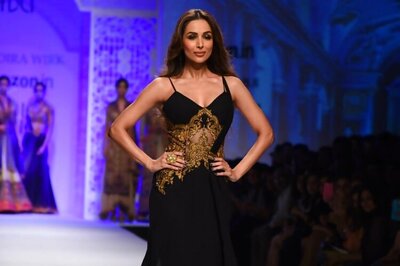 AIFWAW16, day 4: Malaika Arora Khan graces the ramp in Mandira Wirk creation
