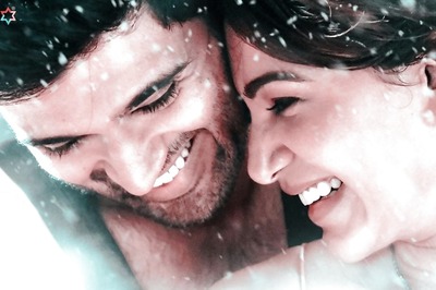 Samantha Blushes as Vijay Deverakonda Holds Her Close In New Kushi Romantic Song Poster