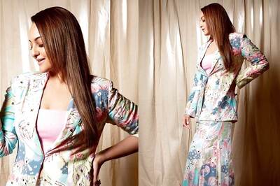 Sonakshi Sinha Floral Pantsuit Adds A Modern Touch To Boardroom Fashion