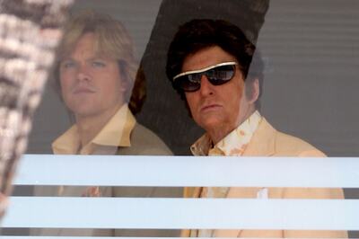 Actor Michael Douglas gets kissing tips from wife