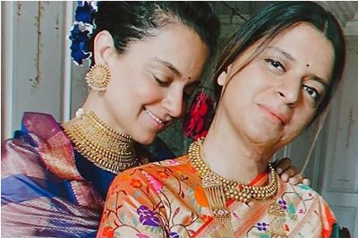 Rangoli Describes How Kangana Ranaut Helped Her Dress for Housewarming Party