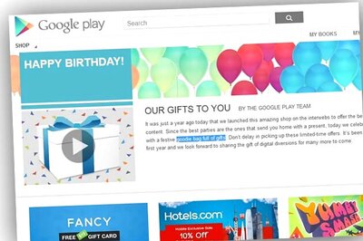 Google gives away gifts on Google Play's first birthday