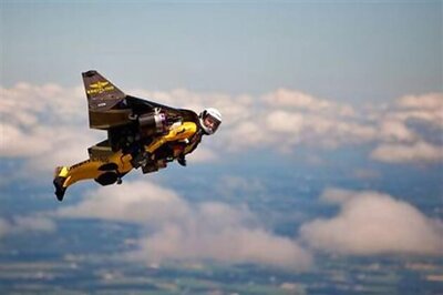 Swiss 'Jetman' can fly to 12,000 feet wearing custom-built jet suit