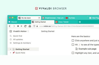 Vivaldi Web Browser Brings Two-Level Tab Stacks, Takes Lead Over Edge, Chrome In Terms of Professional Usage