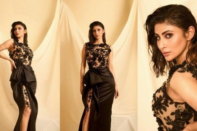 Sexy! Mouni Roy Flaunts Curves In A Thigh-High Slit Gown, See Hot Photos