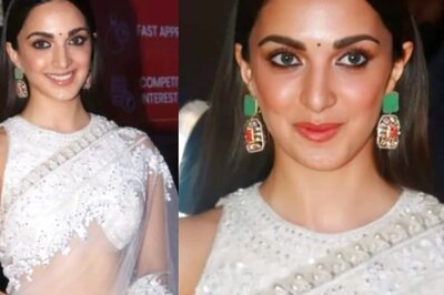 Kiara Advani Is Making Heads Turn In An All-White Saree As She Attends An Award Ceremony