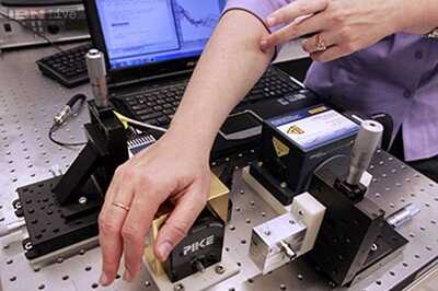 Laser device may end pin pricks to measure blood sugar